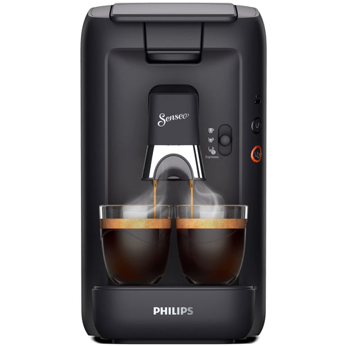 Machine à Café Dosettes Senseo Maestro – Réservoir 1,2L, Sélection Intensité, Fonction Mémo, Produit Vert, Noir | CSA260/61