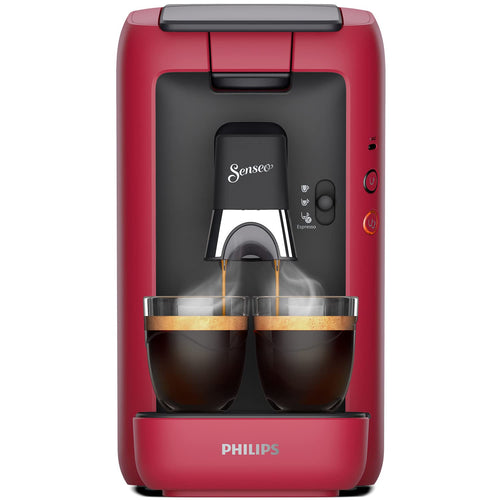 Machine à Café Dosettes Senseo Maestro – Réservoir 1,2L, Sélection Intensité, Fonction Mémo, Produit Vert, Rouge | CSA260/91