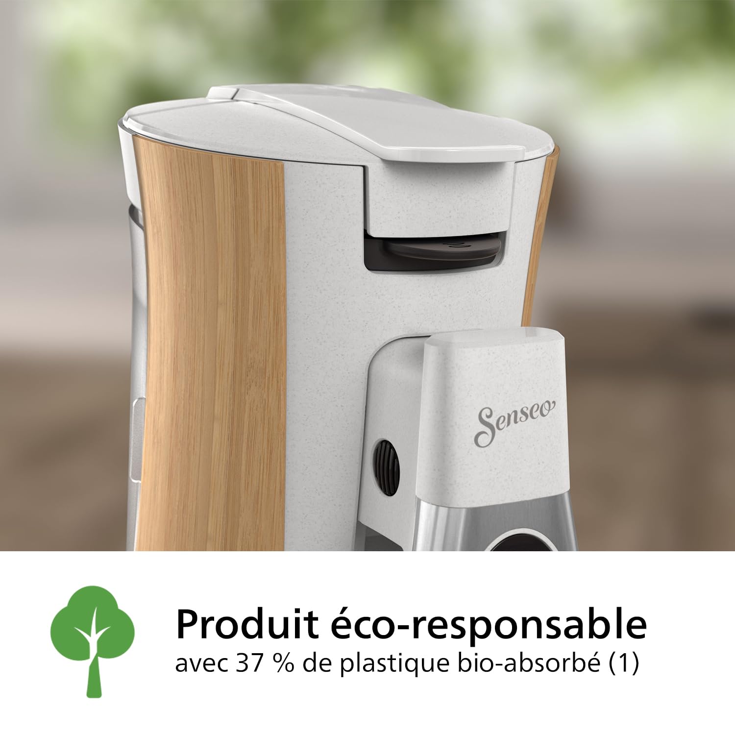 Machine à Café Dosettes Senseo Select – 3 Intensités, Crema Plus, Fonction Mémo, Blanc Soie | CSA240/06