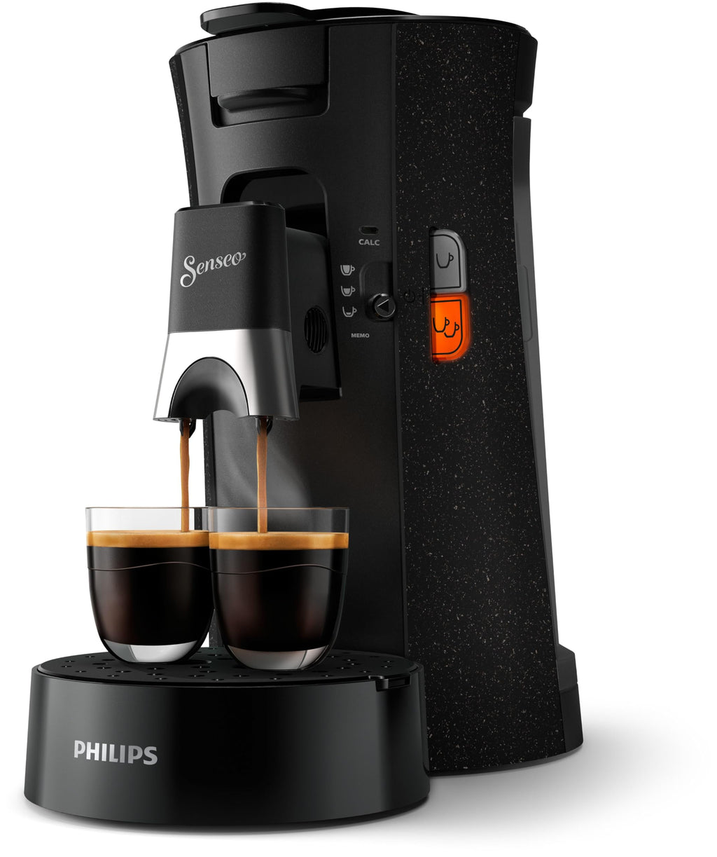 Machine à Café Dosettes Senseo Select Eco – Intensity Plus, Crema Plus, Fonction Mémo, Noir | CSA240/21