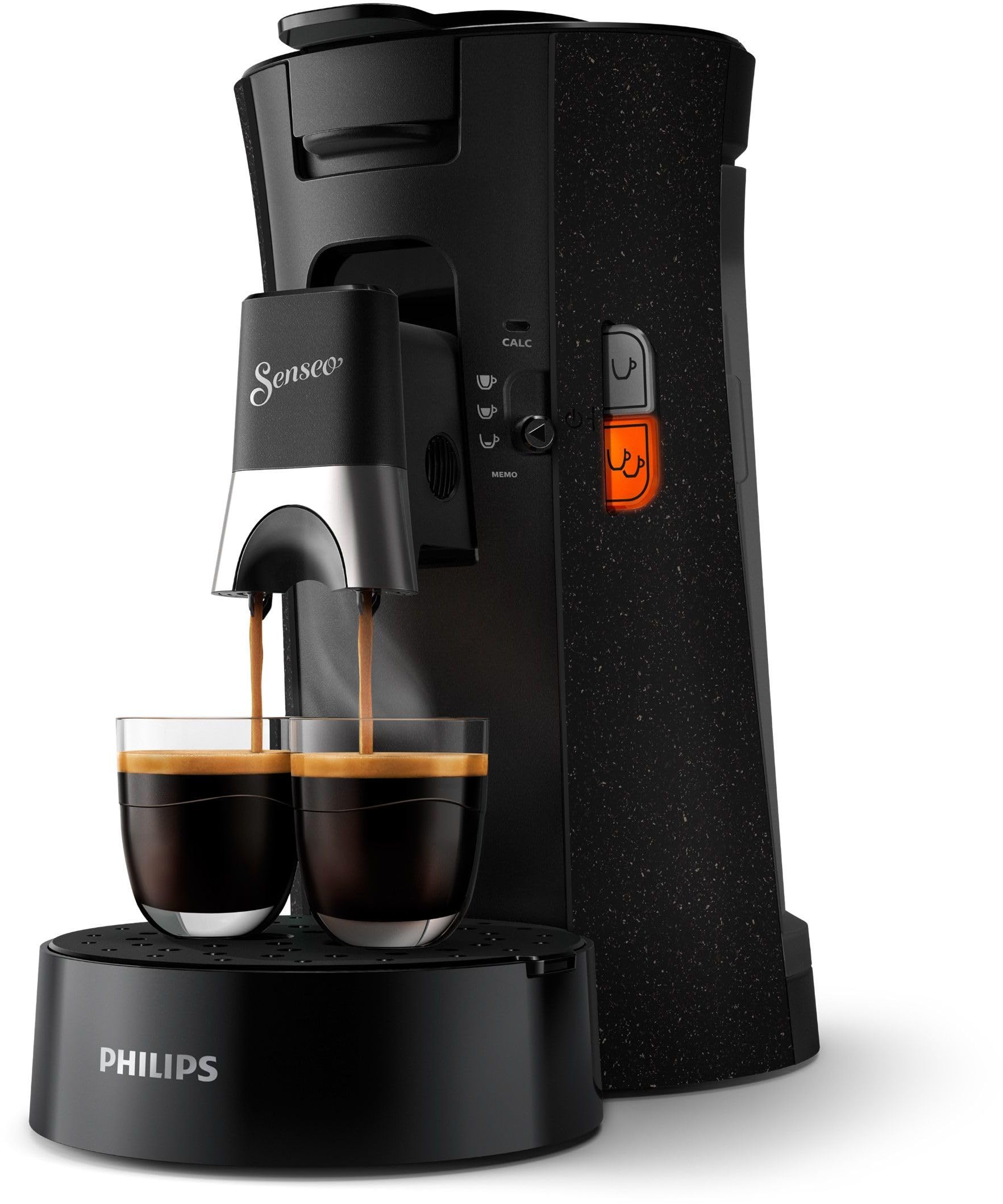 Machine à Café Dosettes Senseo Select Eco – Intensity Plus, Crema Plus, Fonction Mémo, Noir | CSA240/21